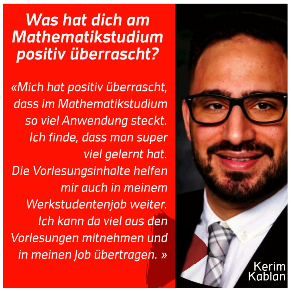 Statement Was hat dich am Mathematikstudium positiv überrascht?